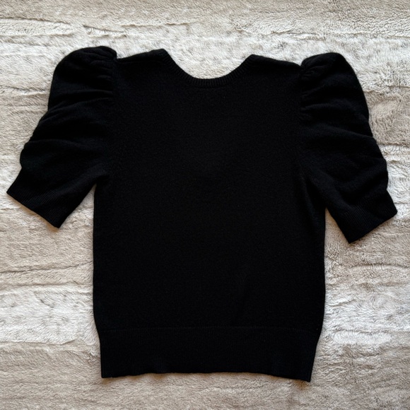 FRAME Women’s Frankie 100% Cashmere Sweater in Black Size XS - Picture 6 of 14